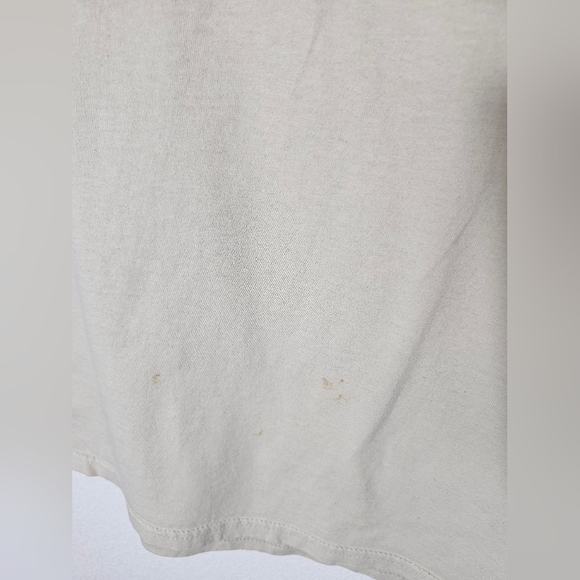 Vintage Beige Green Convertible "Go Topless" Graphic Tee Size XL *See Flaws - Picture 4 of 8